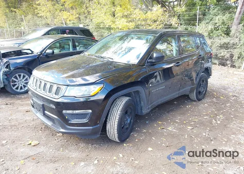 2021 Jeep Compass Sport 4X4 from USA, damaged, VIN 3C4NJDAB9MT599287